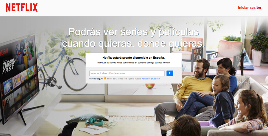 pantalla de inicio de netflix en españa blog de neurads sobre branded content vod video bajo demanda contenidos internet this content is not available in your country yet. Netflix pronto estará disponible.